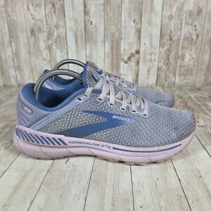 Brooks Adrenaline GTS 22‎ Women's Running Shoes Gray Blue Lavender Size 10